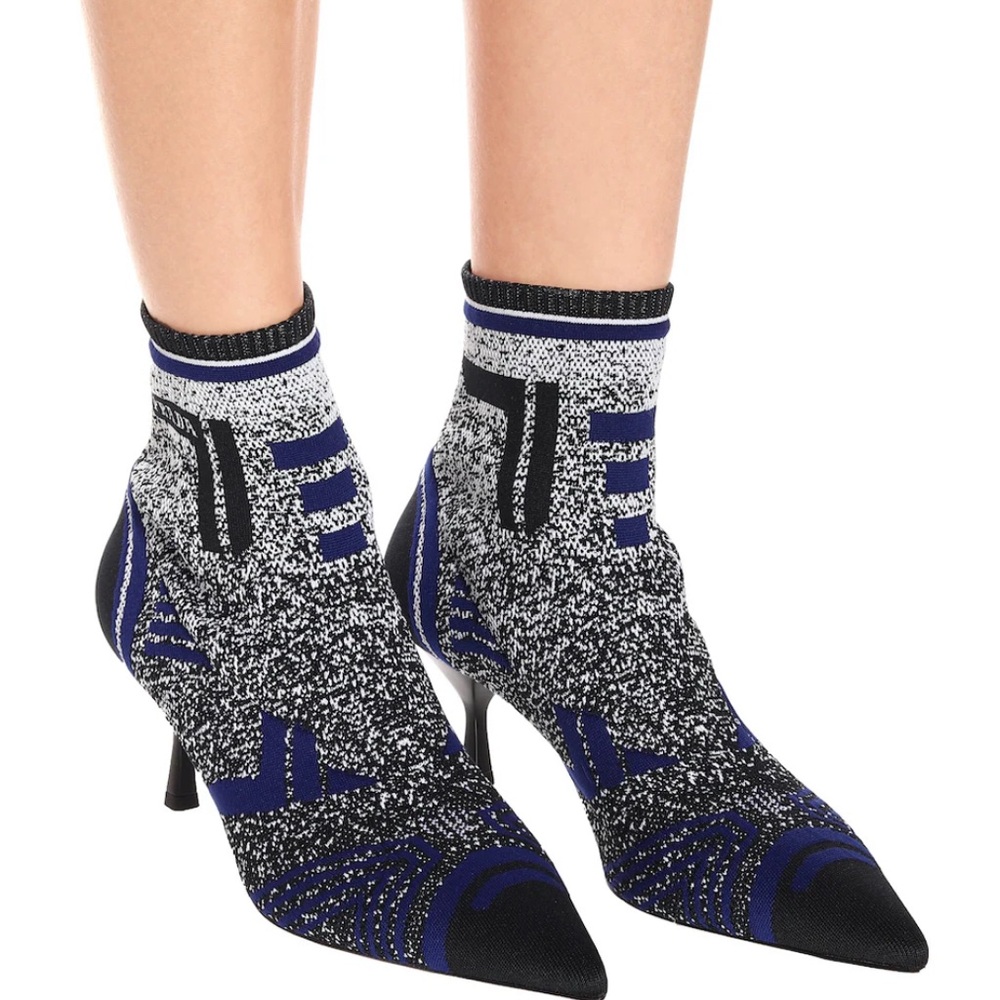Prada stretch-knit ankle boots